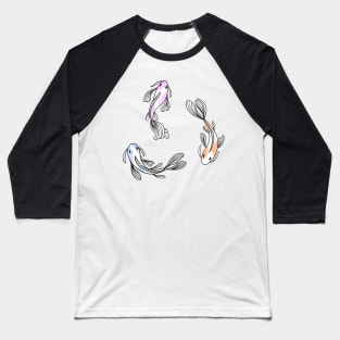 koi fish Baseball T-Shirt